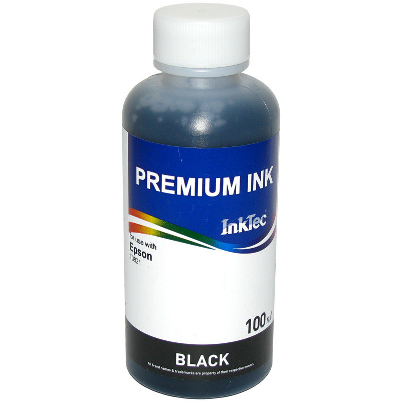 картинка Чернила InkTec E0017-100MB BLACK для Epson L-серии, 100 мл