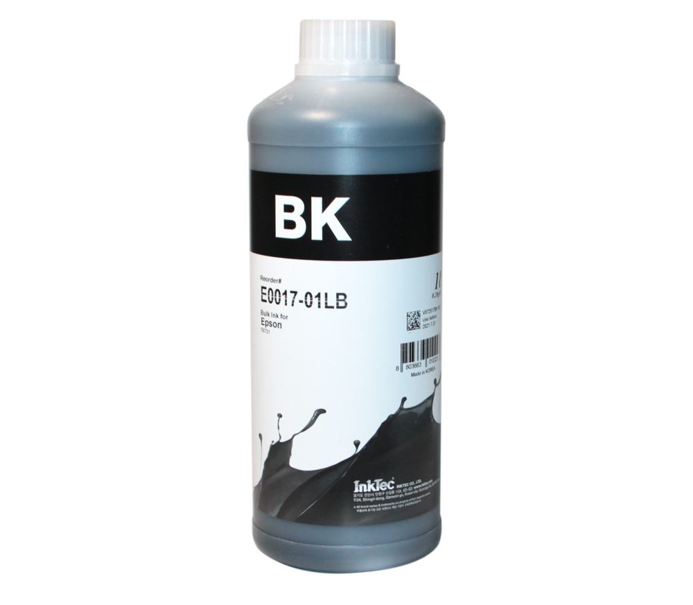 картинка Чернила InkTec E0017-01LB BLACK для Epson серии L, 1 л