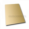 Пластина металлическая 15х20 см, золотая глянцевая
