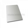 Пластина металлическая 10х15 см, серебряная металлик