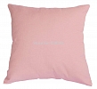 Подушка атласная бело-розовая 40х40см